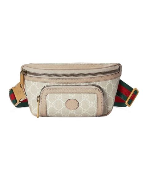 gucci white belt bag|gucci belt bag original price.